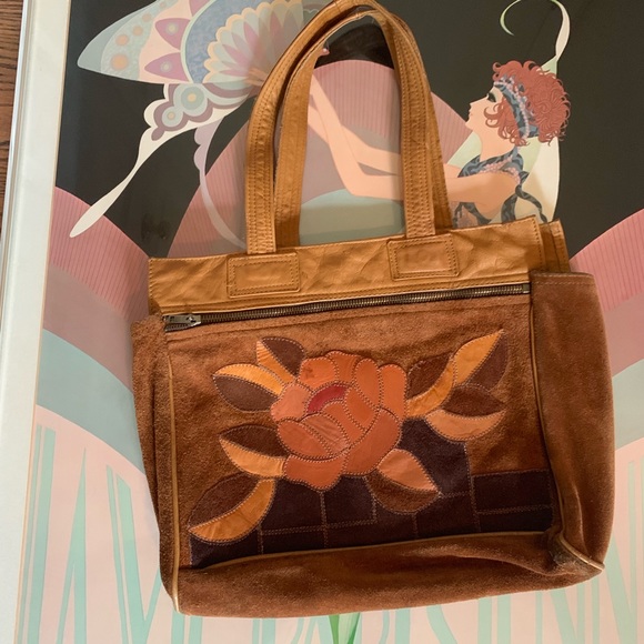 VINTAGE 70S 100% LEATHER CHELVIC PURSE - Picture 2 of 3